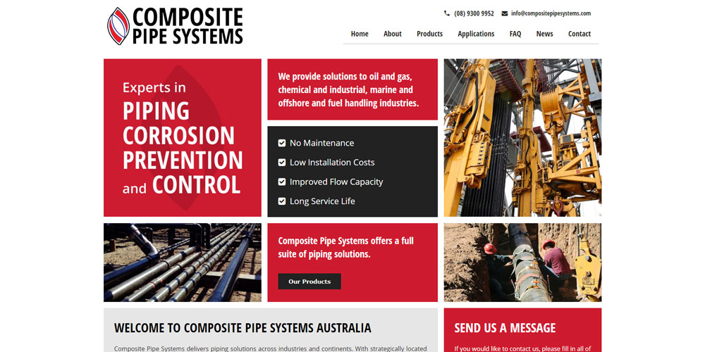 composite pipe systems